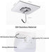 Adhesive Hooks Utility Hooks 44 lb/ 20 kg(Max), Heavy Duty Coat Hooks Waterproof and Oilproof Seamless Hooks, Reusable Wall Hook for Bathroom Kitchen