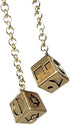 Antiqued Weathered Metal Han Solo Smuggler's Dice with box