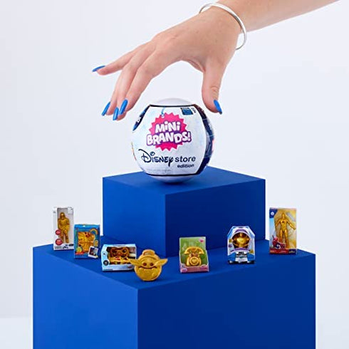5 Surprise Disney Mini Brands by ZURU (2 Pack) Amazon Exclusive Disney Store Edition, Mystery Capsule Real Miniature Brands Collectibles Toys for Kids, Teens, and Adults