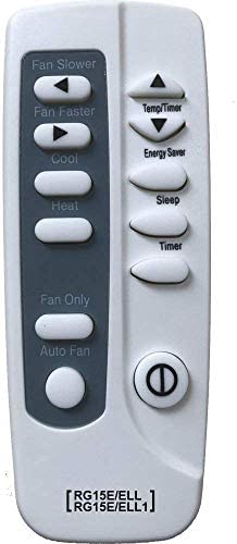 Replacement for Air Conditioner Remote Control Model Number: RG15E/E-ELL RG15E/E-ELL1 (Part Number: 5304477003 5304492053 5304483073)