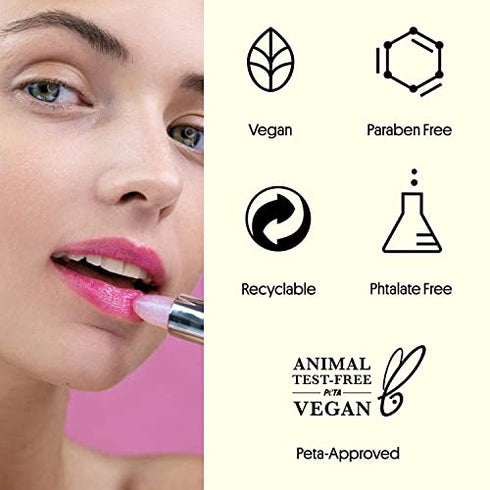 Winky Lux Glimmer Balm, pH Lip Balm, Color Changing Lipstick and Tinted Lip Balm, Vegan Lip Balm, Hydrating Lip Balm, Unicorn