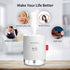 SmartDevil Small Humidifiers, 500ml Desk Humidifiers, Whisper-Quiet Operation, Night Light Function, Two Spray Modes,Auto Shut-Off for Bedroom, Babies Room, Office, Home (White)