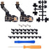 eXtremeRate Clicky Hair Trigger Kit for PS5 Controller BDM-010 & BDM-020 Shoulder Buttons, Custom Flashshot Trigger Stop Flex Cable for PS5 Controller