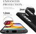 Strug for LG Velvet/LG Velvet 5G Case?Soft TPU Armor Heavy Duty Shockproof Protection Built-in 360 Rotatable Ring Magnetic Car Mount Case with Tempered Glass Screen Protector(Red)