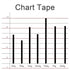 6 Pack 6mm 1/4 Inch Width Graphic Art Tape Adhesive Artist Tape, Whiteboards Chart PET Thin Tape, 216 Feet Long per Roll (Black)