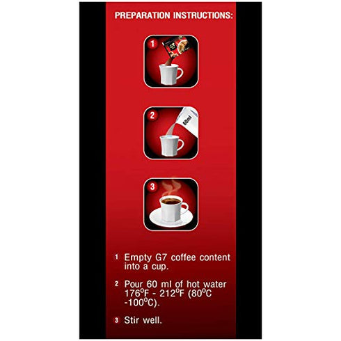 G7 Black Instant Vietnamese Coffee 7.05 ounces (200gram), 100 Packets