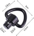 Aoderda QD Sling Swivel Mount, Tactial Qd Quick Detach/Release 1" Loop Heavy Duty Push Button Swivels,4 Pack