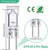 GY6.35 Halogen Light Bulbs 12 Volt 35 Watt, 12 Pack 2 Pin GY6.35 Base Bulb, Replacement T4 Tubular JCD Type Bulb for Ceiling Lights, Table Lamp, Chandelier, 2700K Warm White, Dimmable