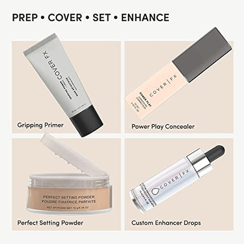 Cover FX Power Play Concealer: Crease-Proof, Transfer-Proof Concealer Provide 16-hour Full Coverage with Powerful Pollution Defense- N Fair 1, 0.33 Fl Oz