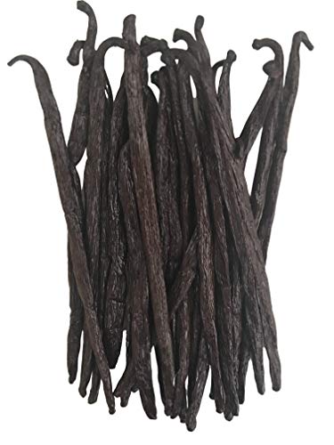 12 Organic Madagascar Vanilla Beans Grade A. Certified USDA Organic 6"-7.5" by FITNCLEAN VANILLA for Chefs, Extract, Baking and Essence. Gourmet Bourbon NON-GMO Whole Pods