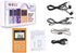 BTECH MPR-AF1 AM FM Personal Radio with Two Types of Stereo Headphones, Clock, Great Reception and Long Battery Life, Mini Pocket Walkman Radio with Headphones (Orange)