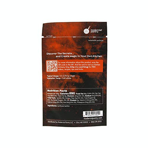 ORGANIC Sunflower Lecithin Powder ? Gluten-Free ? Vegan ? OU Kosher Certified - 50g/2oz
