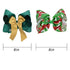 4 Pcs Large Christmas JOJO Hair Bows, 8 Inch Handmade Grosgrain Ribbon Alligator Clip Hair Accessories for Gifts 1