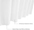 WellColor Extra Wide Shower Curtain Liner 84 x 72 Inch,Fabric Shower Curtain Liner for Bathroom Curtain,Hotel Quality,Water Repellent, White