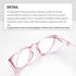 LeonDesigns Anti Fog Safety Glasses Blue Light UV Blocking Goggles for women men (Square R1)