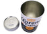 The Tin Box Company Corona Blue and White Can Bank Tin