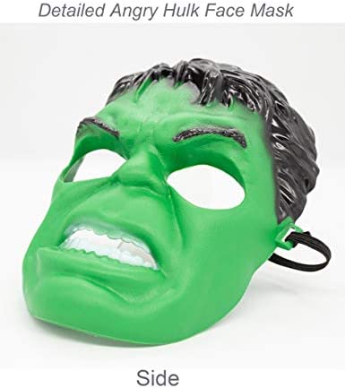 Hulk Mask for Kids, Super Hero Costume Birthday Toy Gift for Children Halloween Cosplay Masquerade Party