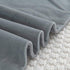 uwkcy Velvet Body Pillow Cover/Case Pillowcase with Hidden Zipper, Zippered Plush Fluffy Body Pillow Case (20 x 54 Inch, Light Gray, 1-Piece)