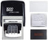 2000 PLUS 4-in-1 Self-Inking E-Message Date Stamp, 1-7/8" x 3/16" Impression, Blue and Red Ink (011098)