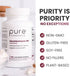 Pure Therapro Rx Saccharomyces 10B - Saccharomyces Boulardii, 10 Billion CFU Per Serving, Patented Strain CNCM I-3799, Probiotic Capsules, Probiotics for Men and Women - 120 Count (Pack of 1)