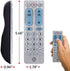 GE Big Button Universal Remote Control for Samsung, Vizio, Lg, Sony, Sharp, Roku, Apple TV, TCL, Panasonic, Smart TVs, Streaming Players, Blu-Ray, DVD, 2-Device, Silver, 33701