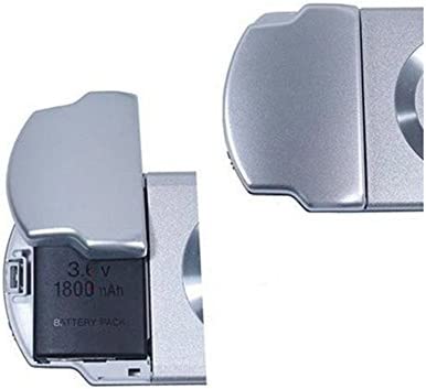 Battery Back Door Cover Case for PSP 2000 2001 3000 3001 Playstation Portable Repair Parts Replacement Silver