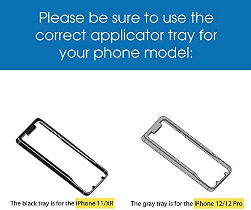 amFilm Screen Protector Glass for iPhone 11 / iPhone XR (6.1" display) (3 Pack) With Easy Installation Tray