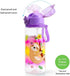 Cute Water Bottle for School Kids Girls Boys, Soft Silicone Straw & BPA FREE Tritan & Leak Proof One Click Open Flip Top & Easy Clean & Soft Carry Loop, 24oz / 700ml - Sloth
