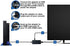 HDMI Cable for Playstation 2 & Playstation 1 Console (PS2 & PS1), PS1/PS2 to HDMI Adapter with True RGB Signal Output (100% Improved Video Quality), HD Converter with 4:3/16:9 Switch