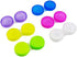 WFPLUS 30 Pack Colorful Contact Lens Case - Bulk Eye Lense Cases, Holder Container Case