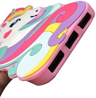 iFunny Unicorn Case for iPhone 5S/SE 2016 (Not for iPhone SE 2020 4.7inch),3D Cute Cartoon Animal Unicorn Soft Rubber Silicone Phone Case for for iPhone 5 5S 5C SE(2016) 4.0 inch (Pink)