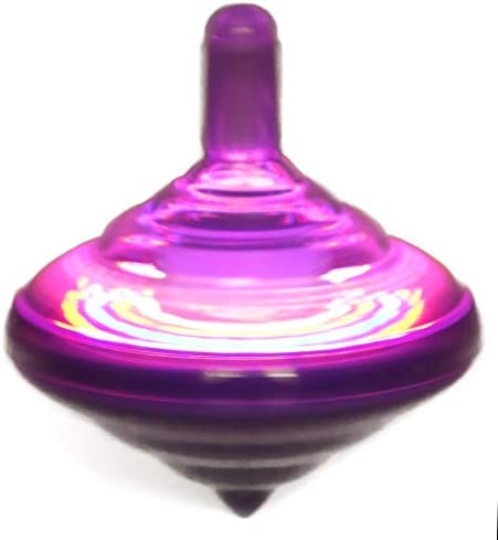 Hanukkah Musical Light-Up Dreidel Spinning Tops Set, Plays 2 Classic Hanukkah Songs, Assorted Colors (2-Pack)