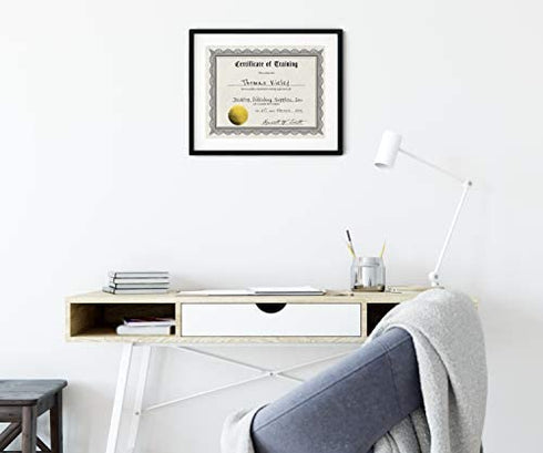 Certificate of Training Certificate Paper with Embossed Gold Foil Seals - 30 Pack - Parchment Award Certificates for Students, Teachers, Employees - 8.5" x 11" Inkjet/Laser Printable