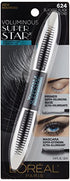 L'Oreal Paris Cosmetics Voluminous Superstar Waterproof Mascara, Blackest Black, 1 Tube