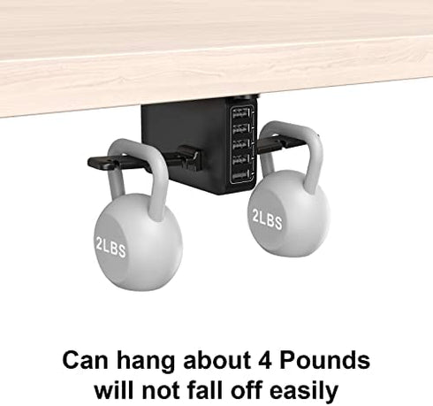 PC Gaming Headphone Headset Holder Hanger Hook Stand, HORUMP Dual Headphone Stand Under Desk with 5 Ports USB Charging Station, Suitable for Gamer Earphone Accessories as Boyfriend, Son, Husband Gifts