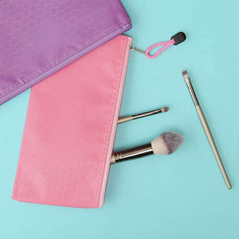LABUK Pencil Pouch 6 Pack Pencil Bags Small Zipper Pouches Bulk Waterproof Pencil Case for School Office Supplies Travel Cosmetics Accessories Stationery 6 Color