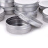Hulless 20 Pack 1 Ounce Aluminum Tin Jar Refillable Containers 30ml Aluminum Screw Lid Round Tin Container Bottle for Cosmetic ,Lip Balm, Cream