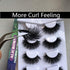 ALICROWN Faux Mink Lashes Pack 3D Volume Natural Fluffy Wispies Cross False Eyelashes