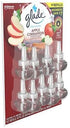 Glade PlugIns Scented Oil Refill, Essential Oil Infused Wall Plug in, 6.39 fl. oz, 9 ct. (Apple Cinnamon)