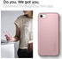 Spigen Thin Fit Designed for iPhone SE 2022 Case/iPhone SE 3 Case 2022 / iPhone SE 2020 Case/iPhone 8 Case/iPhone 7 Case - Rose Gold