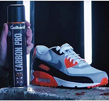 Collonil Carbon Pro Shoe Protector Spray 10.14 Fl Oz – Shoe Water & Stain Repellent Spray, Sneaker Protector - High-tech Protection for All Materials for Jackets, Handbags, Backpacks & Much More