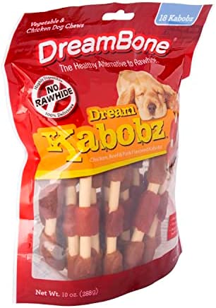 DreamBone Dream Kabobz 18 Count, Rawhide-Free Chews For Dogs