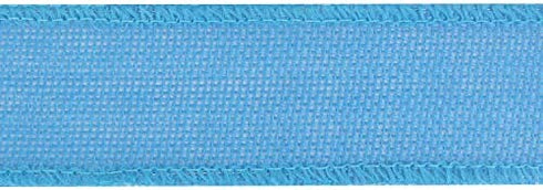 Midi Ribbon Sky Blue Wired Ribbon 1.5 Inch Wired Edge Blue Burlap Roll Blue Ribbon Nautical Blue Ribbon for Summer Crafts, Wreath, Gift Wrapping, Garland, Bows Making, Swag, Home Decor (10 Yards)