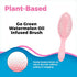 Wet Brush Go Green Watermelon Oil Infused Detangling Hair Brush - Pain-Free Ultra-Soft Detangler Bristles Glide Through Tangles with Ease - Protects Against Split Ends