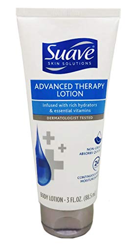 Suave Skin Solutions Body Lotion - Advanced Therapy - For Severely Dry Skin - Net Wt. 3 FL OZ (88.5 mL)