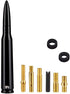 ONE250 Bullet Style Antenna, Compatible with Jeep Wrangler All Models (2007-2022) - Will fit Any Jeep Wrangler JK JKU JL JLU Rubicon Sahara Renegade Gladiator (2007-2022) and More (Black)