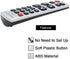 LuckyStar Big Button Universal Remote Control A-TV2, Initial Setting for Lg, Vizio, Sharp, Zenith, Panasonic, Philips, RCA - Put Battery to Work, No Program Needed