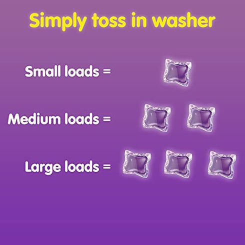 Snuggle Laundry Scent Boosters Concentrated Scent Pacs, Lavender Joy, Pouch, 20 Count