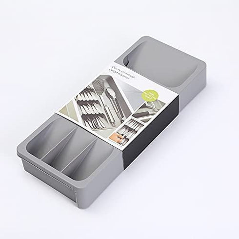 Silverware Organizer Storage Tray, Cutlery Expandable Organizer, Multipurpose Kitchen Drawer Organizer for Kitchen Drawer Spoon Knife and Fork Holding Flatware