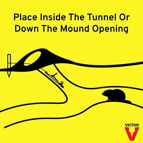 Victor M9013 Poison Free Outdoor Gopher Trap